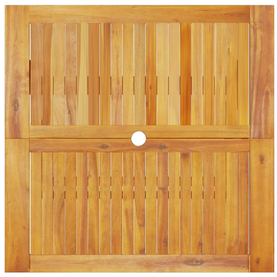 Ensemble de salle à manger pour jardin 5 pcs Marron - 8