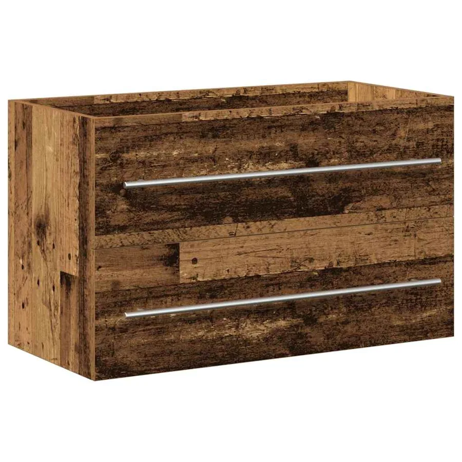 Meuble de Lavabo de Salle de Bain 2 pcs 80 x 38,5 x 48 cm - 6