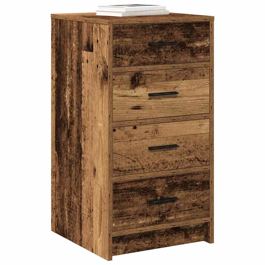 Buffet Bois ancien 40 x 41 x 75 cm Bois d'ingénierie - 3