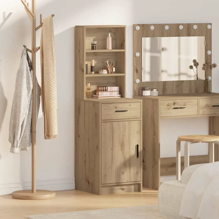 Haut Armoire Chêne artisanal 41 x 40 x 135 cm Bois d'ingénierie