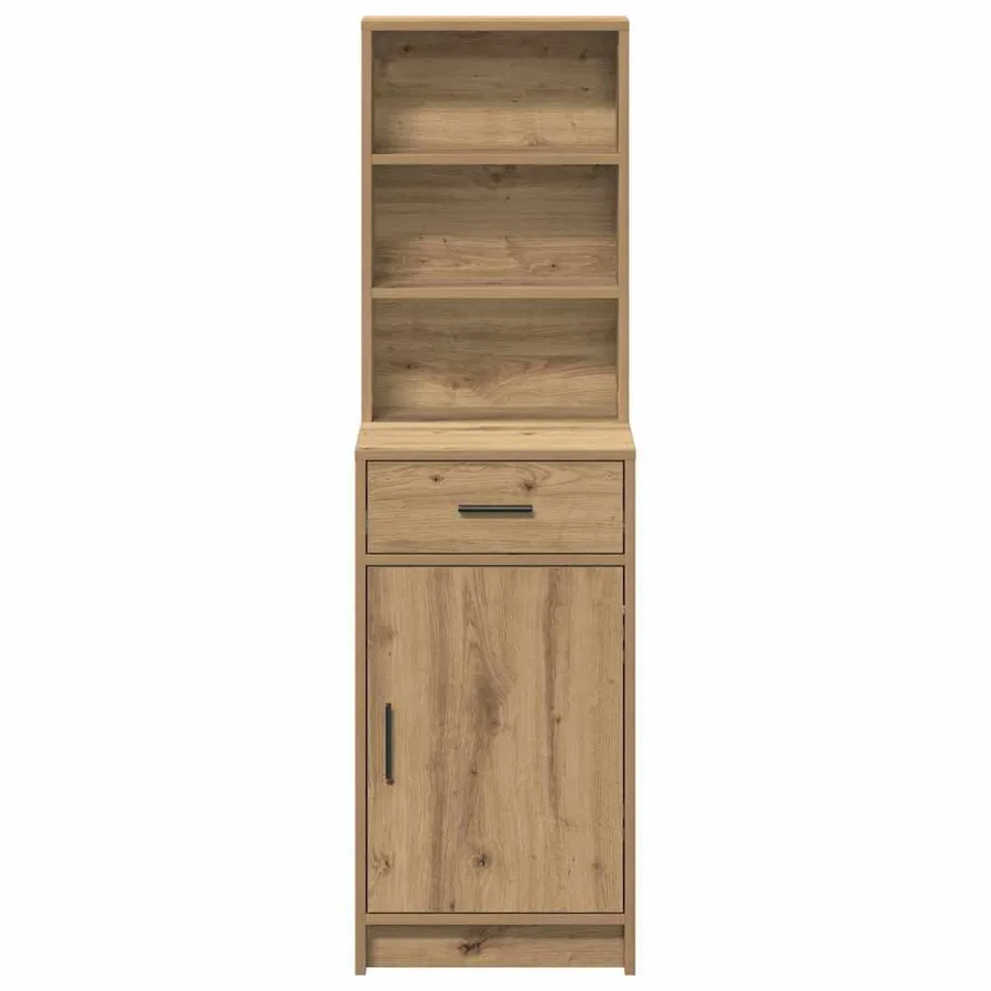 Haut Armoire Chêne artisanal 41 x 40 x 135 cm Bois d'ingénierie - 6