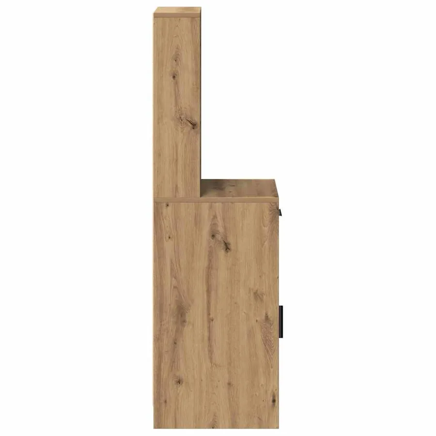 Haut Armoire Chêne artisanal 41 x 40 x 135 cm Bois d'ingénierie - 7
