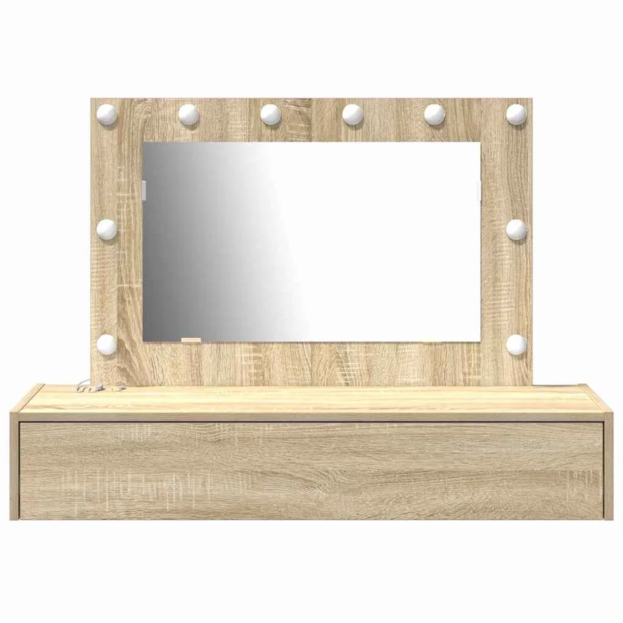 Table de Toilette Marron 100 x 40 x 70 cm Bois d'ingénierie - 5
