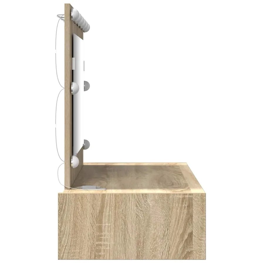 Table de Toilette Marron 100 x 40 x 70 cm Bois d'ingénierie - 6