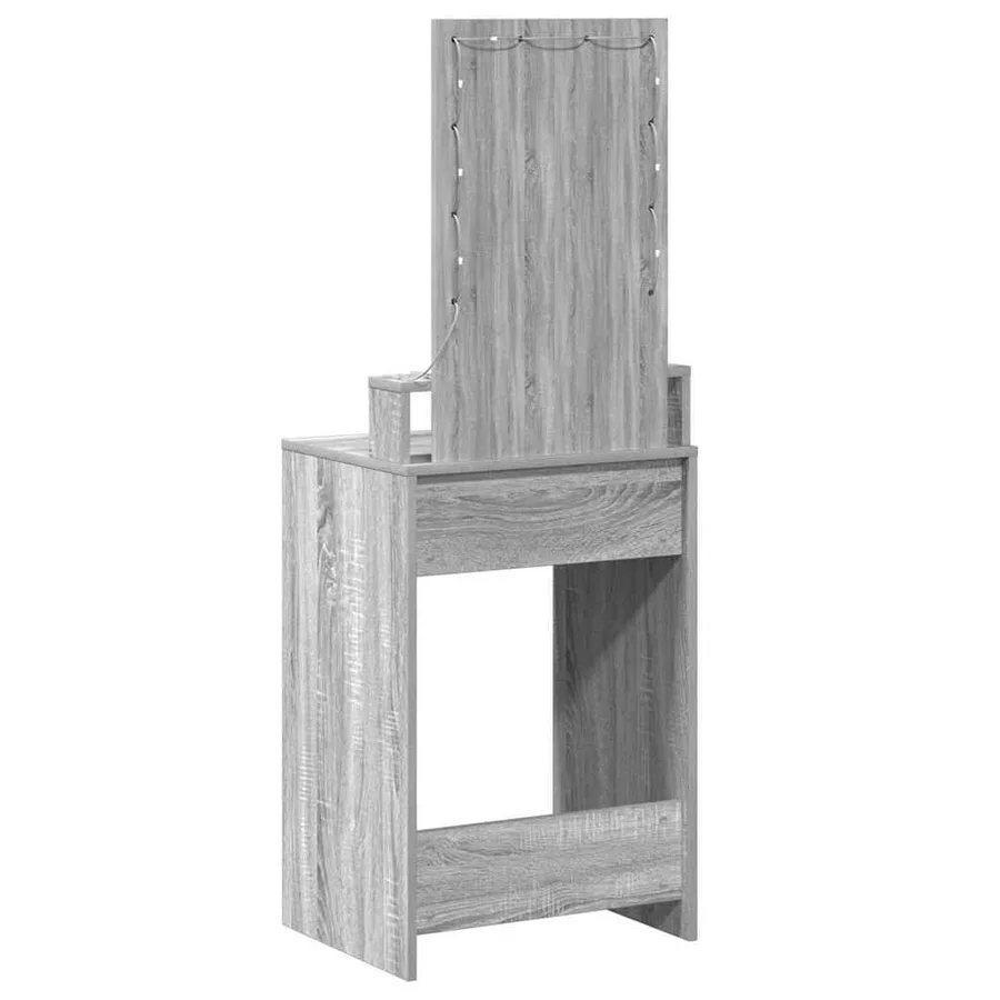 Table de Toilette Gris 50 x 41 x 140 cm Bois d'ingénierie - 7