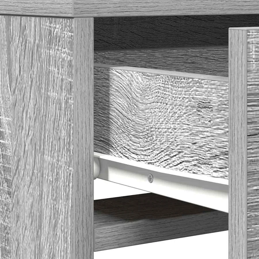 Table de Toilette Gris 50 x 41 x 140 cm Bois d'ingénierie - 8