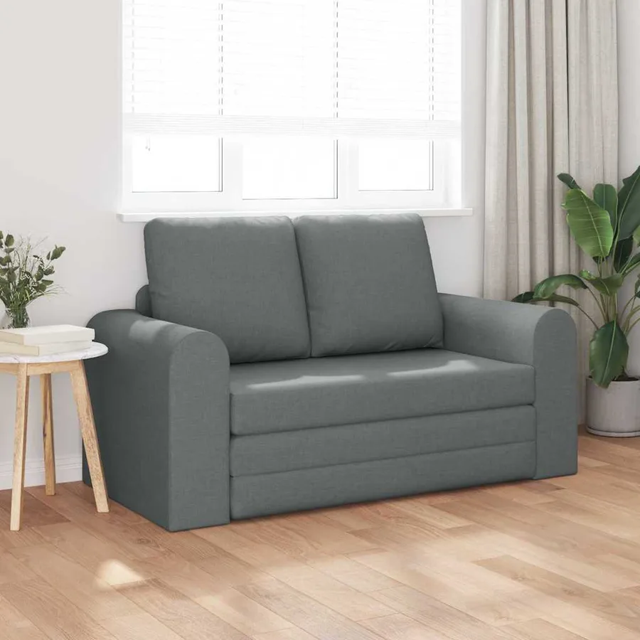 Canapé-Lit 60cm Gris foncé tissu - 3