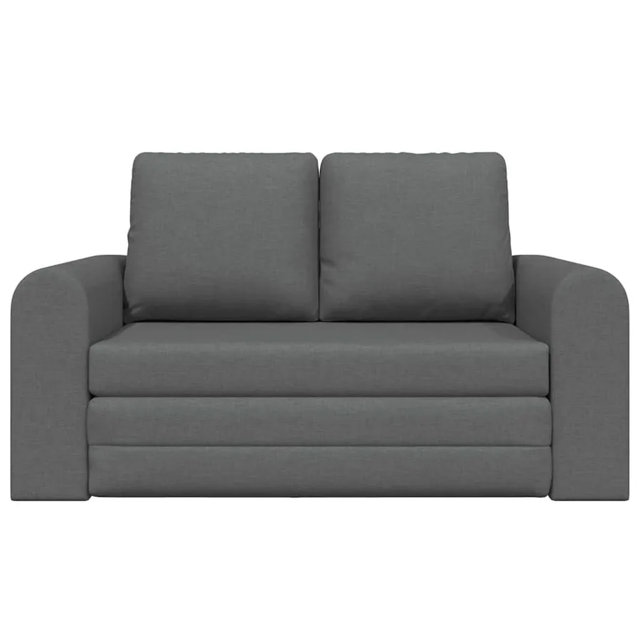 Canapé-Lit 60cm Gris foncé tissu - 4