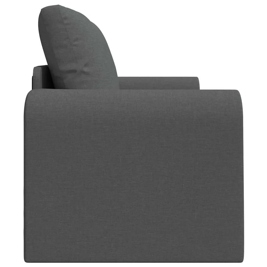 Canapé-Lit 60cm Gris foncé tissu - 5