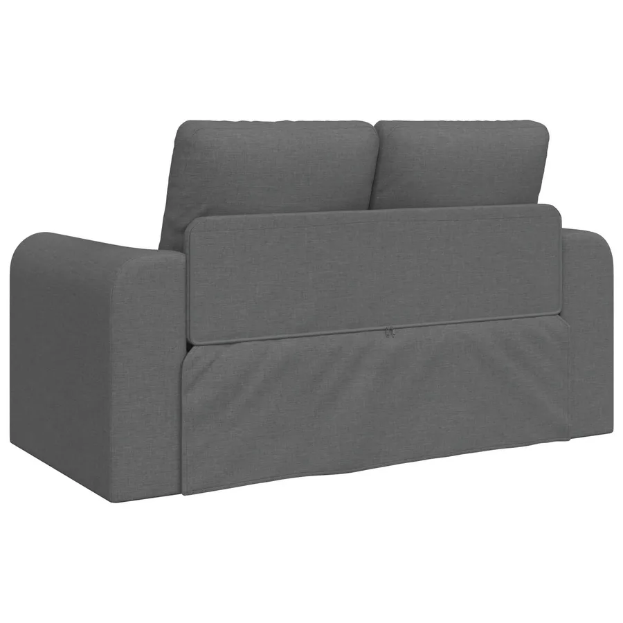 Canapé-Lit 60cm Gris foncé tissu - 6