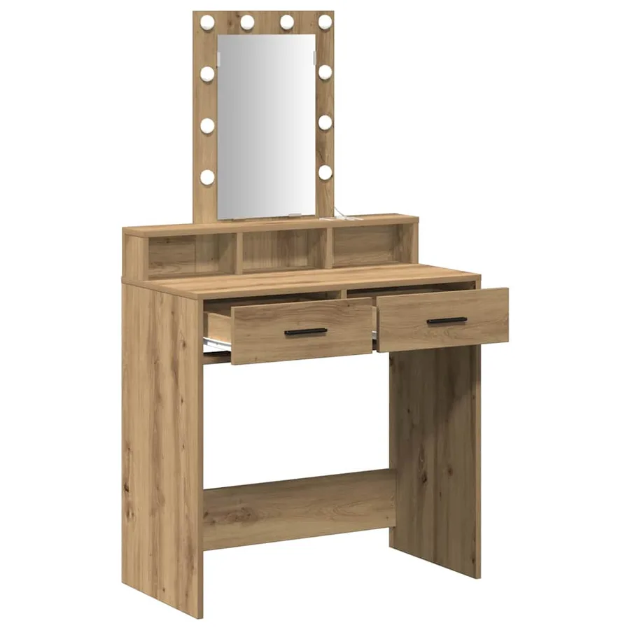 Table de Toilette Marron 79 x 41 x 140 cm Bois d'ingénierie - 4