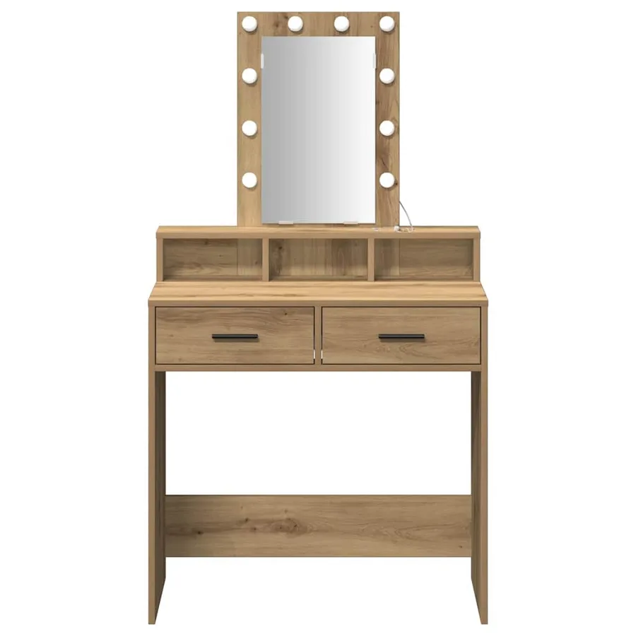 Table de Toilette Marron 79 x 41 x 140 cm Bois d'ingénierie - 5