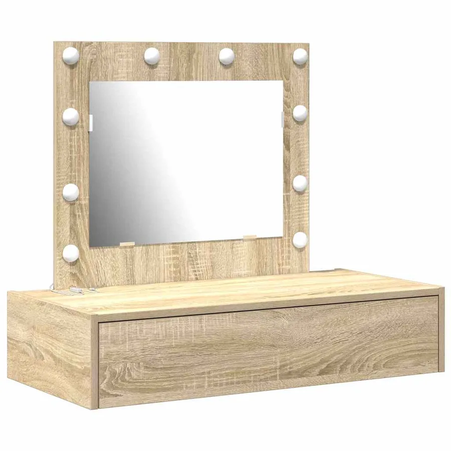 Table de Toilette Marron 83 x 40 x 70 cm Bois d'ingénierie - 2