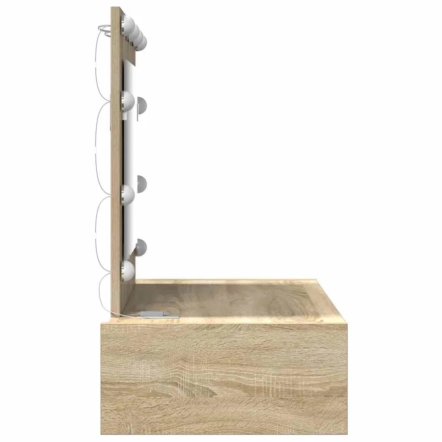 Table de Toilette Marron 83 x 40 x 70 cm Bois d'ingénierie - 6