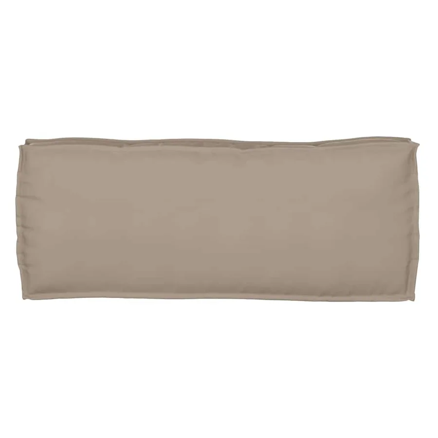 Coussin Taupe 100 x 40 x 8 cm Tissu Oxford - 5