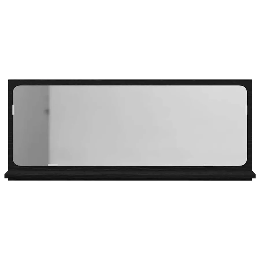 Étagère Miroir Chêne noir 90 x 10,5 x 37 cm Bois d'ingénierie - 6