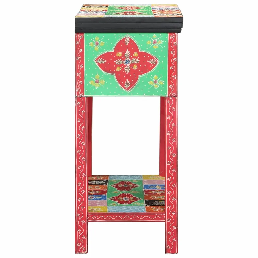 Table console avec tiroir Multicolore 80 x 35 x 76 cm - 3