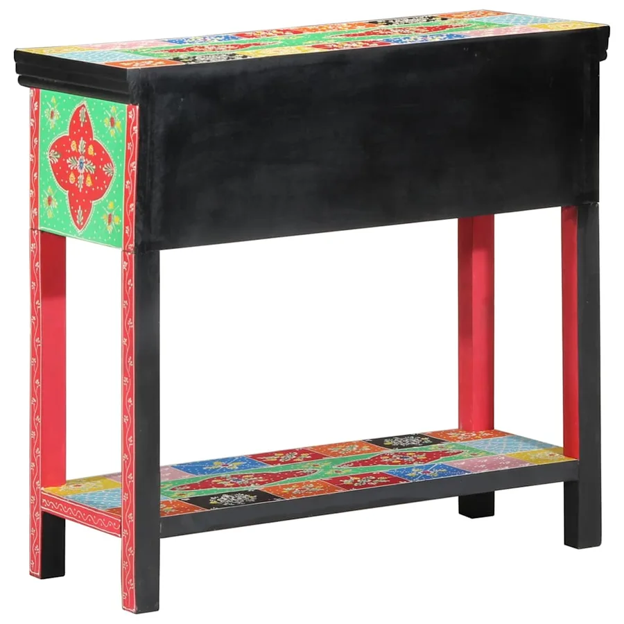 Table console avec tiroir Multicolore 80 x 35 x 76 cm - 4