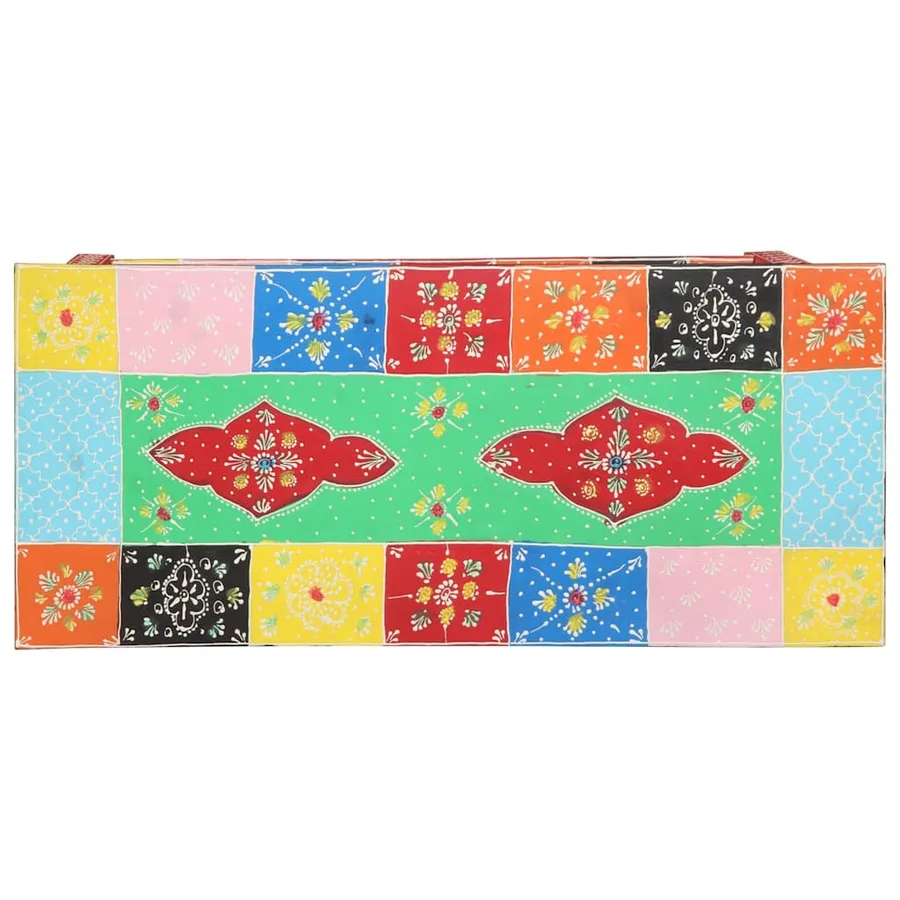 Table console avec tiroir Multicolore 80 x 35 x 76 cm - 5