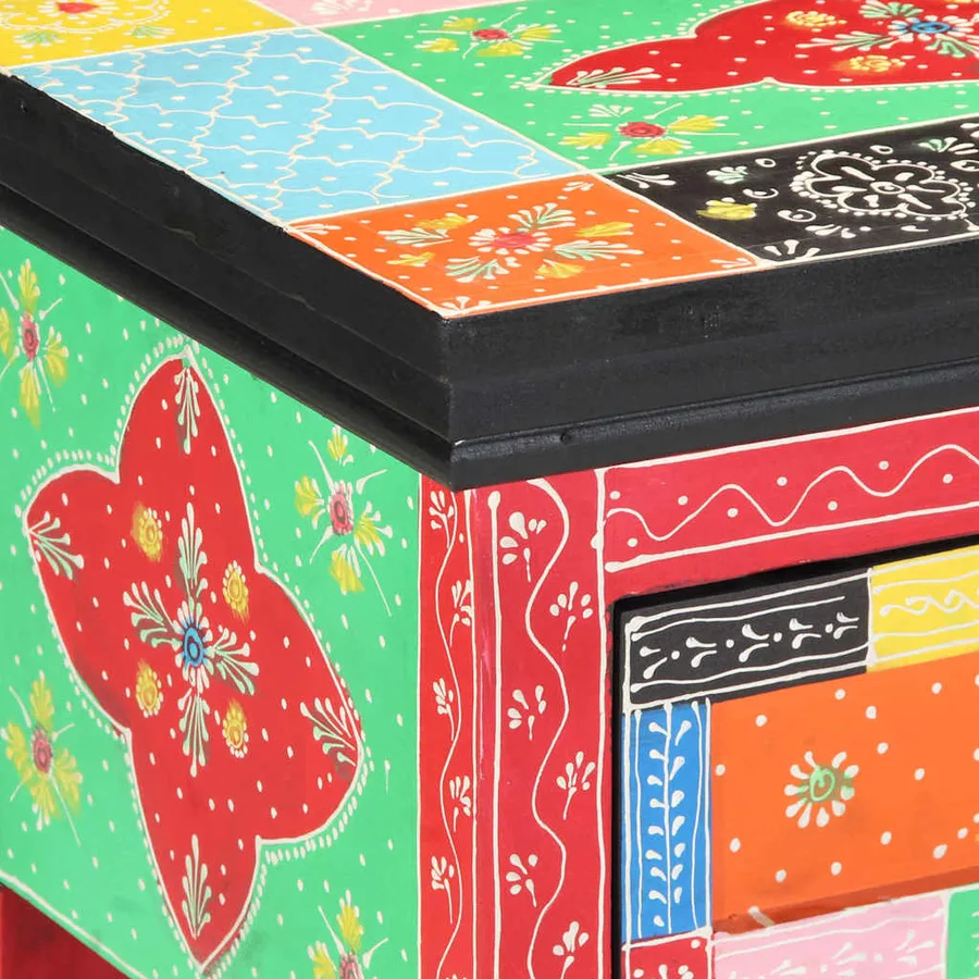 Table console avec tiroir Multicolore 80 x 35 x 76 cm - 7