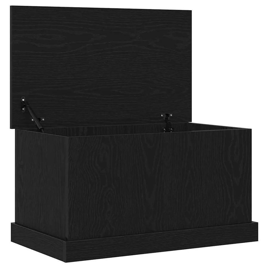 Boîte de Rangement Chêne noir 70 x 40 x 38 cm Bois d'ingénierie - 2