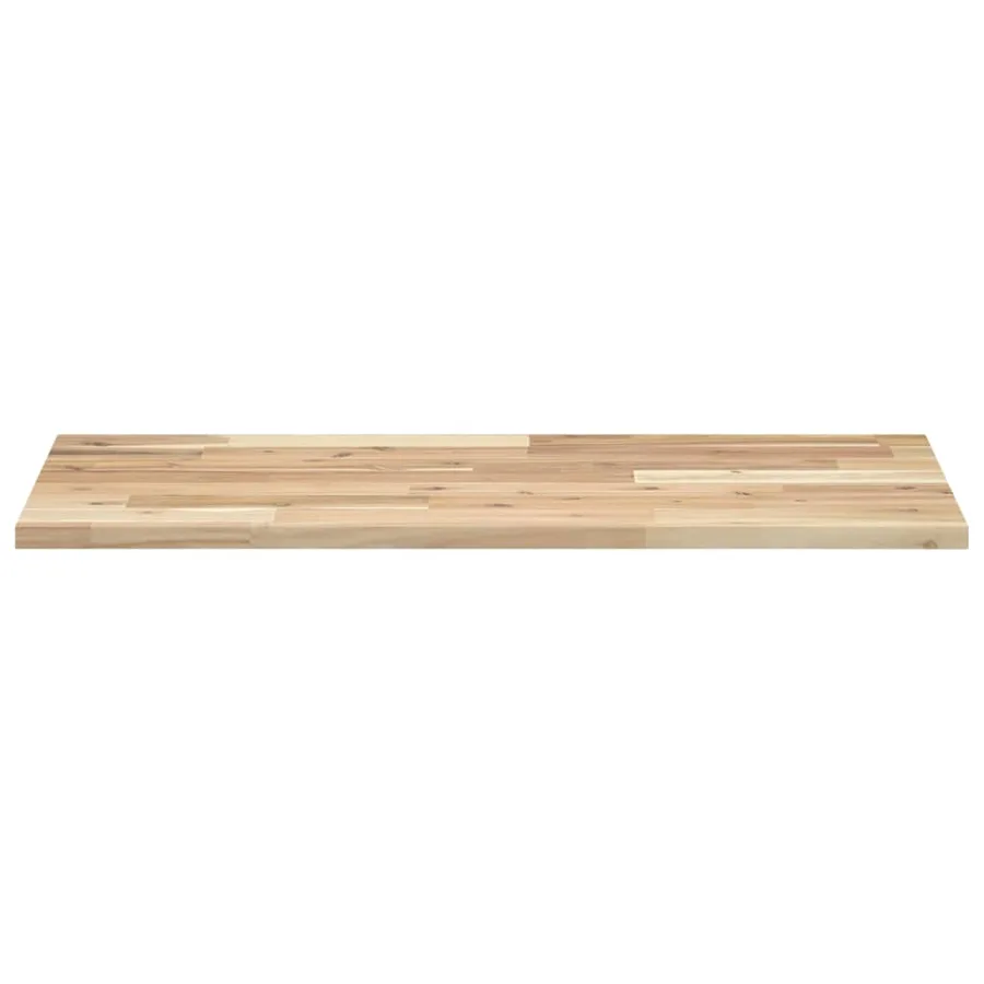 Dessus de meuble de salle de bain non traité bois d'acacia - 3