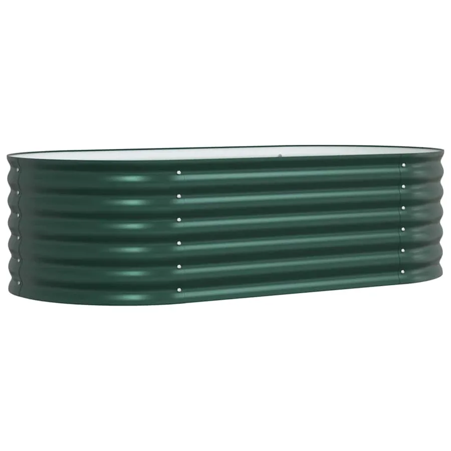 Lit surélevé Vert 160 x 80 x 44 cm Acier - 2