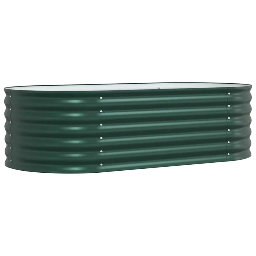 Lit surélevé Vert 160 x 80 x 44 cm Acier - 5
