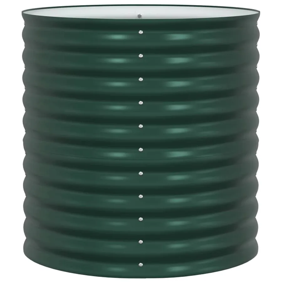 Lit surélevé Vert 80 x 80 x 81 cm Acier - 6