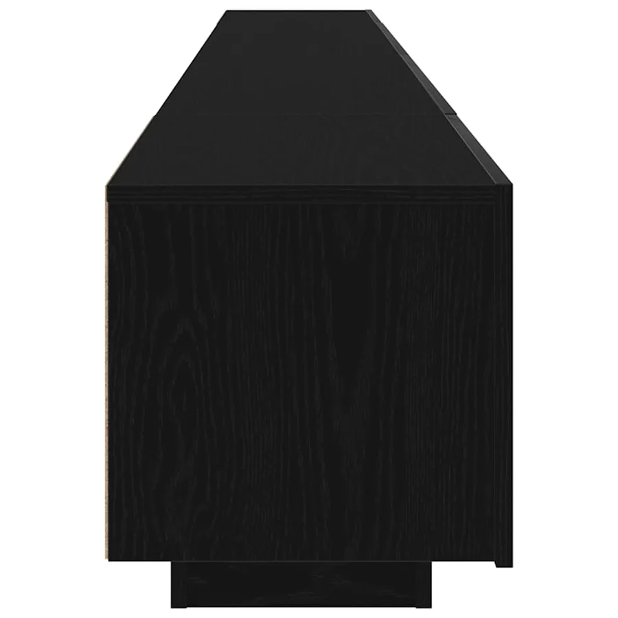 Ensemble meuble TV Montage mural 3 pcs Noir 260 x 35 x 40 cm - 11