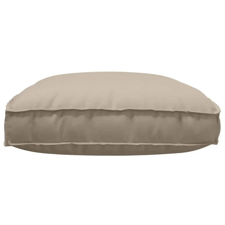Coussin Taupe 120 x 80 x 12 cm Tissu Oxford - 6