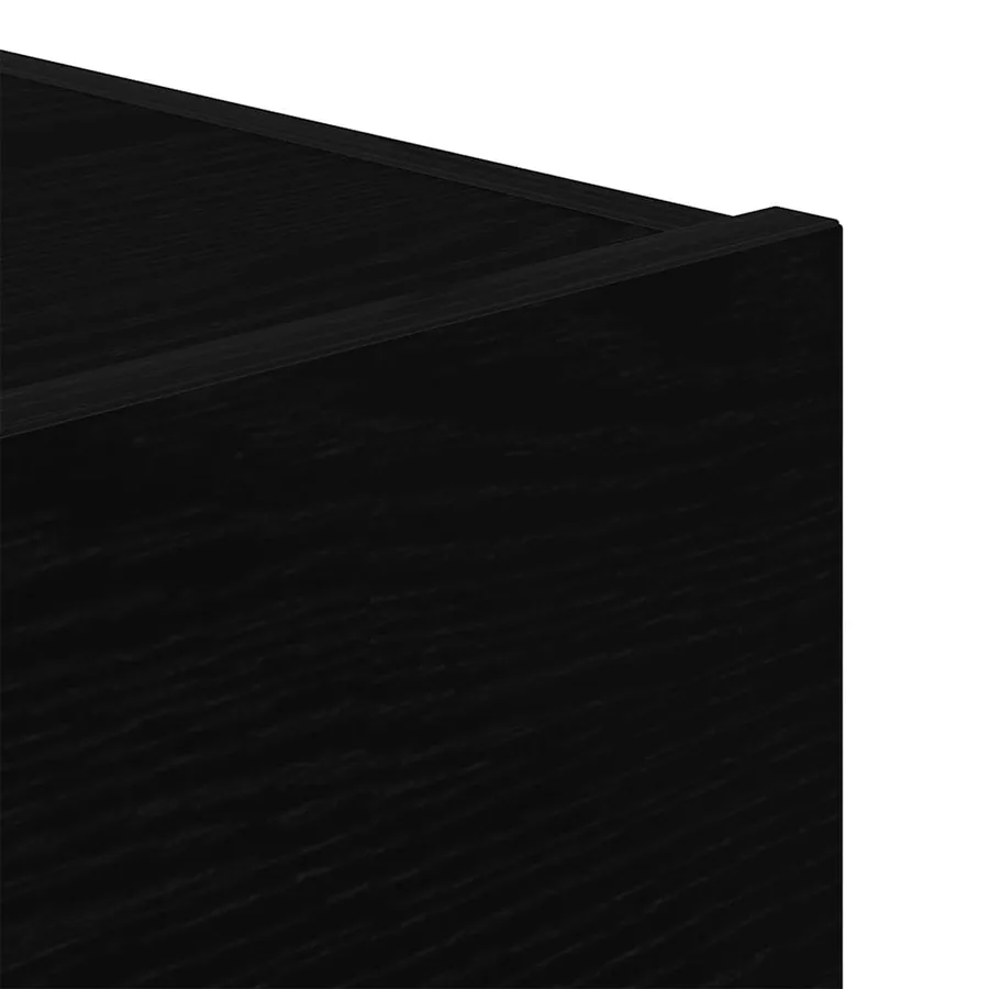 Cabinet de chevet avec tiroir 2 pcs Chêne noir 45 x 40 x 55 cm - 13