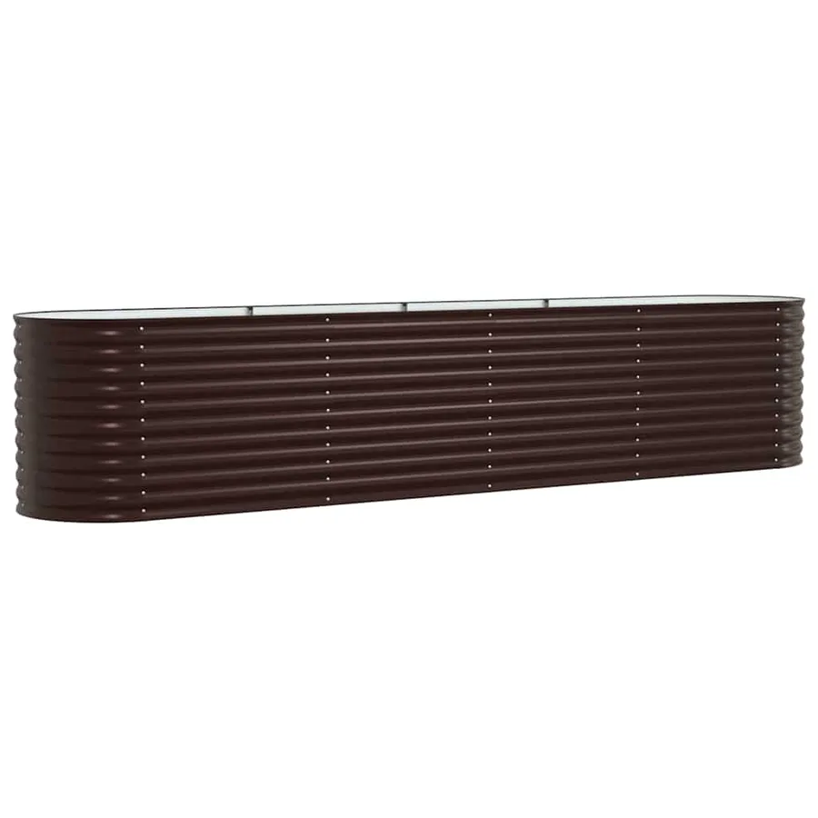Lit surélevé Marron 400 x 80 x 81 cm Acier - 2