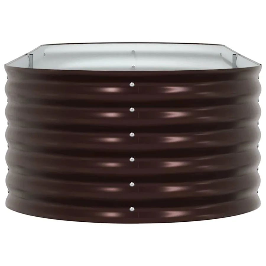 Lit surélevé Marron 240 x 80 x 44 cm Acier - 7