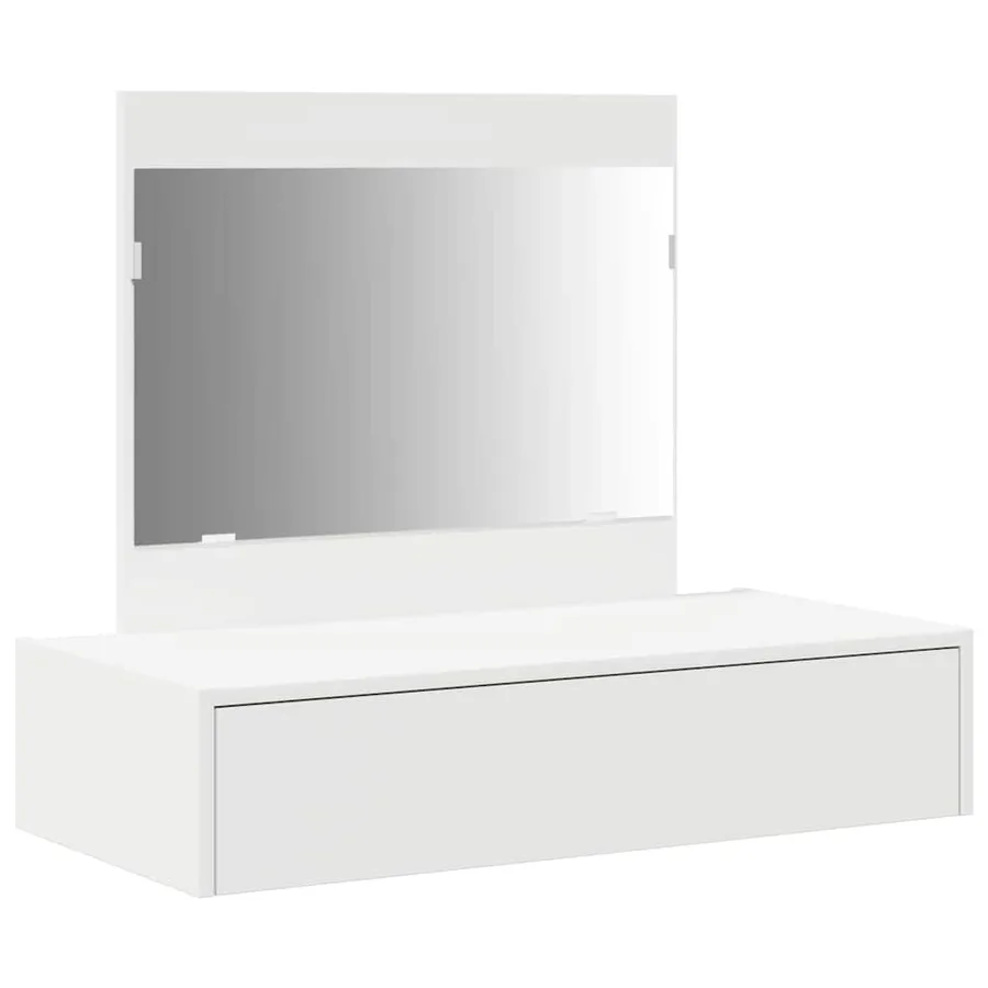 Table de Toilette Blanc 83 x 40 x 70 cm Bois d'ingénierie - 2