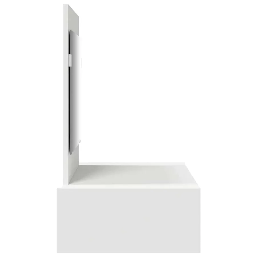 Table de Toilette Blanc 83 x 40 x 70 cm Bois d'ingénierie - 7