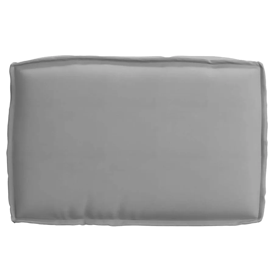 Coussin Gris 60 x 40 x 8 cm Tissu Oxford - 5