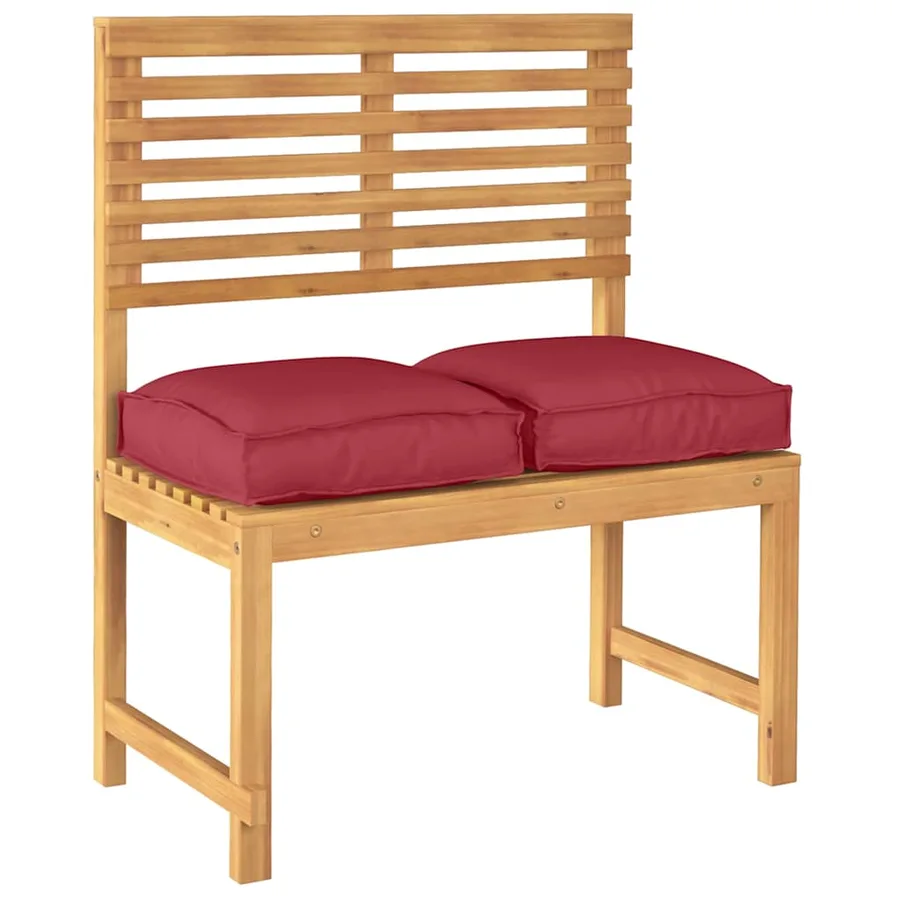 Coussin 2 pcs Bordeaux 40 x 40 x 8 cm Tissu Oxford - 3