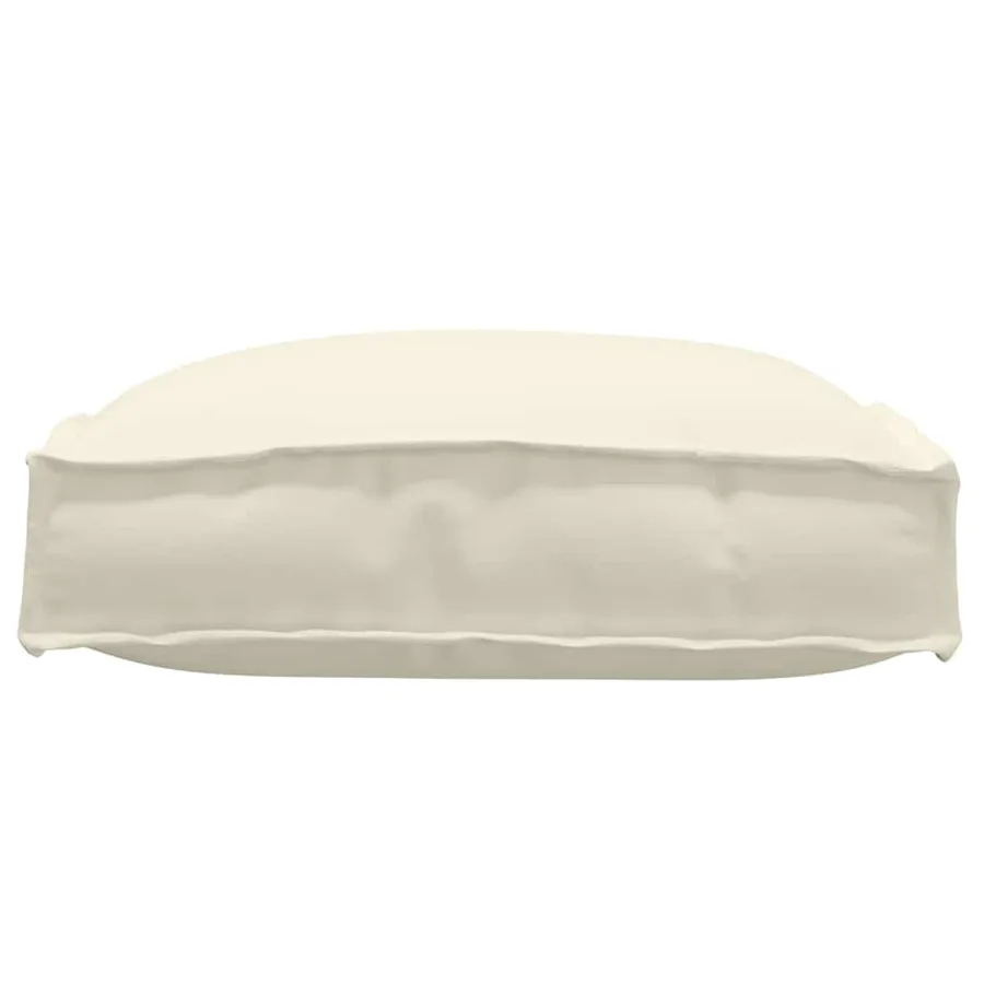 Coussin 4 pcs Crème 40 x 40 x 8 cm Tissu Oxford - 7