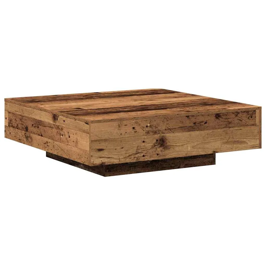 Table basse Bois Ancien 100 x 100 x 31 cm - 2
