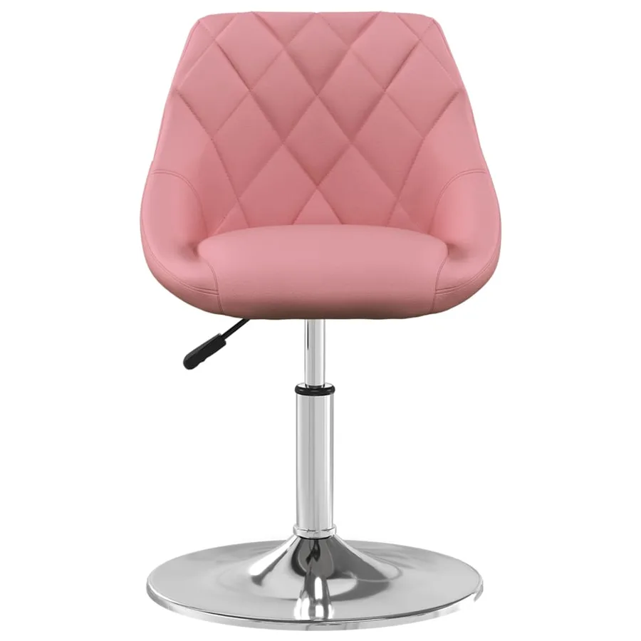 Chaises pivotantes à manger lot de 6 Rose Velours - 3
