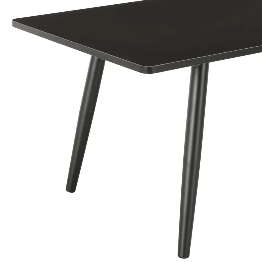 Table basse Noir 120x60x46 cm - 4