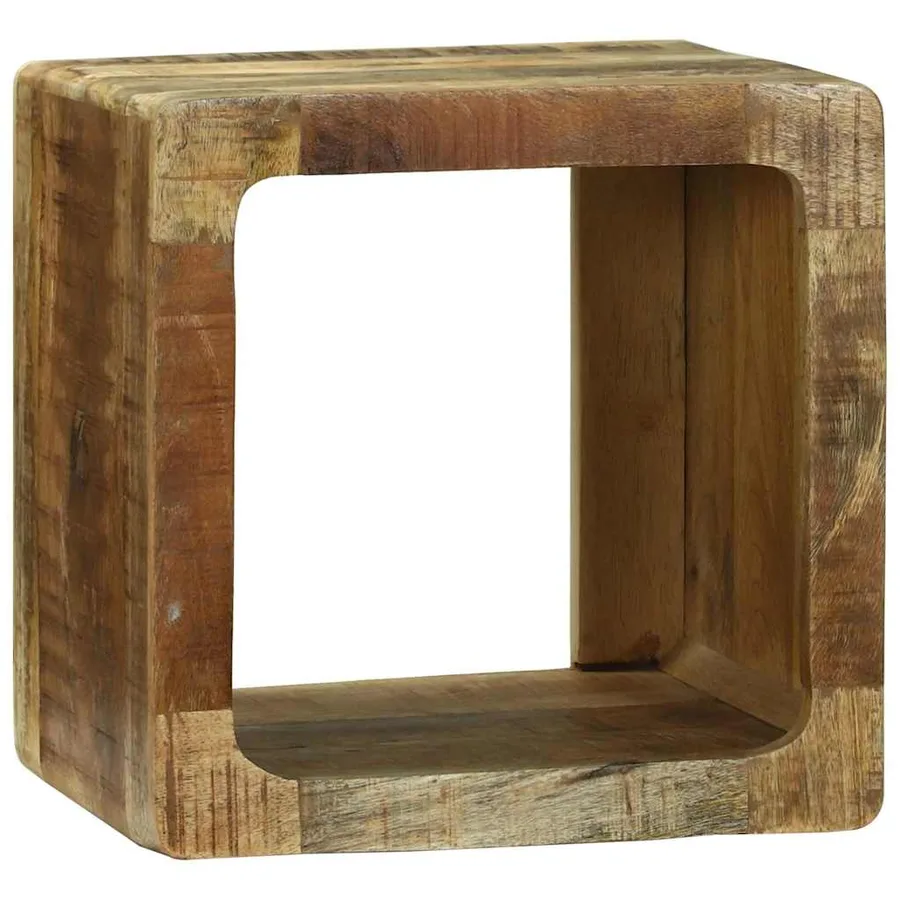 Unites TV 2 pcs Marron 36 x 30 x 36 cm Bois de mangue massif - 3