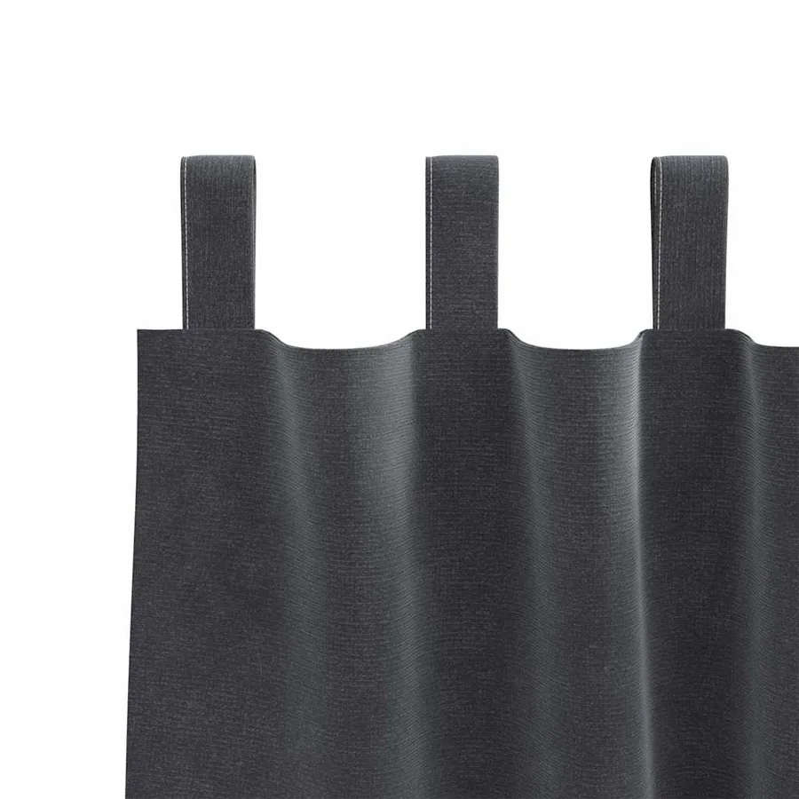 Rideaux occultants 2 pcs Gris clair 140 x 175 cm Velours - 5
