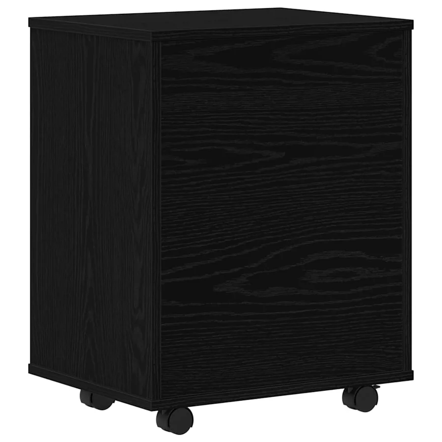 Armoire de rangement avec roue Chêne noir 46 x 36 x 59 cm - 6