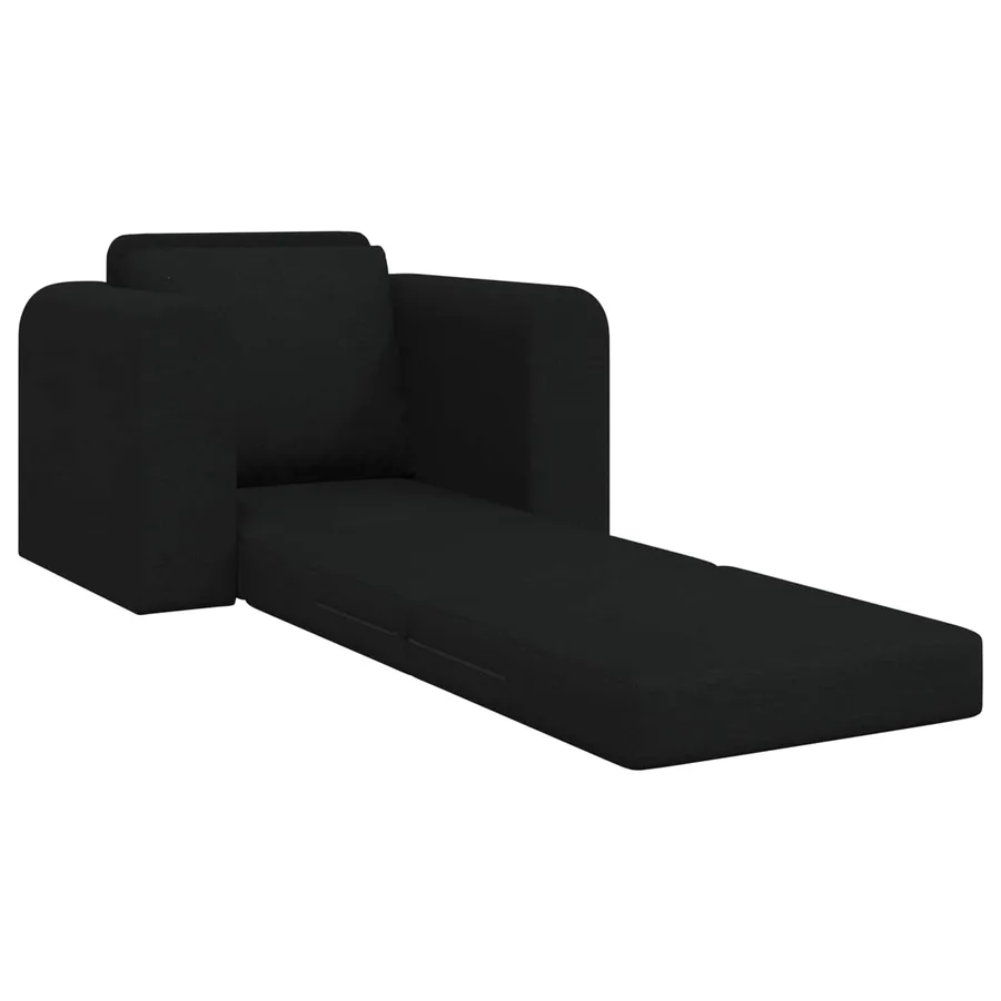 Canapé-Lit Noir 98 x 71 x 83 cm tissu - 3