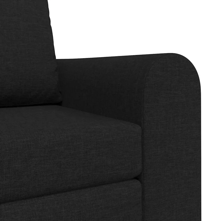 Canapé-Lit Noir 98 x 71 x 83 cm tissu - 7