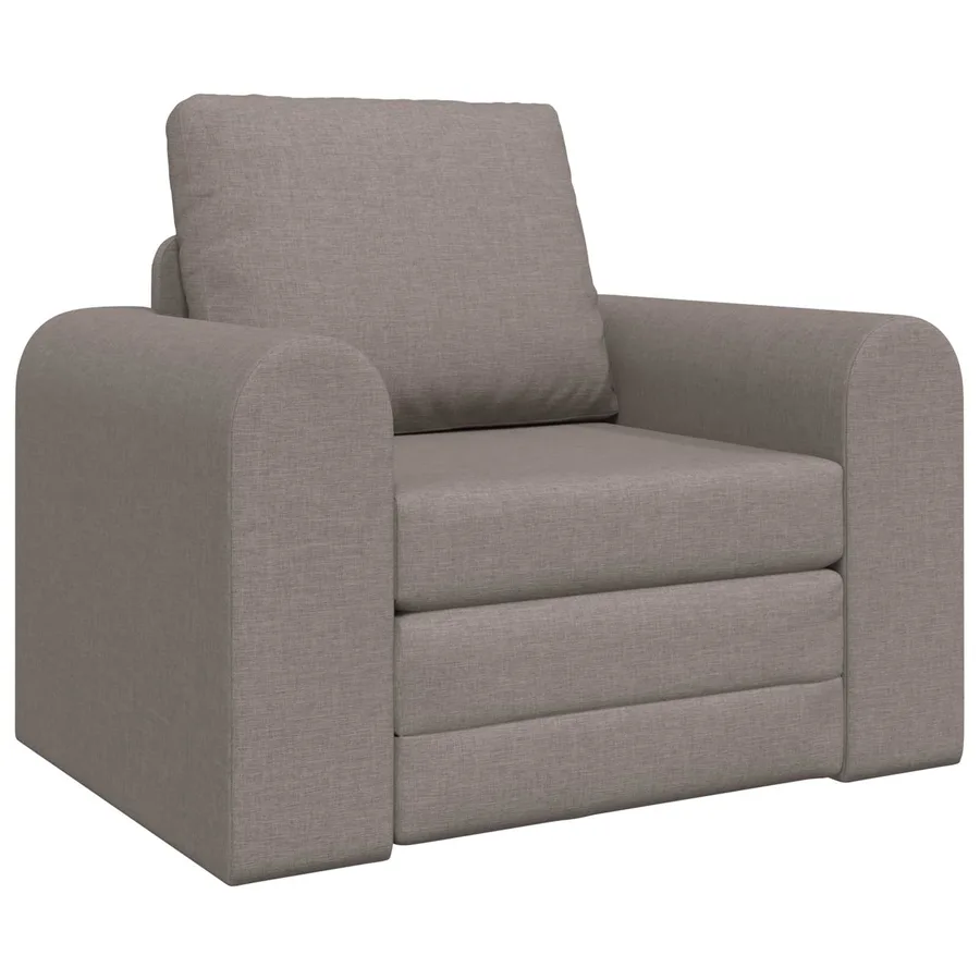 Canapé-Lit Taupe 98 x 71 x 83 cm tissu - 2