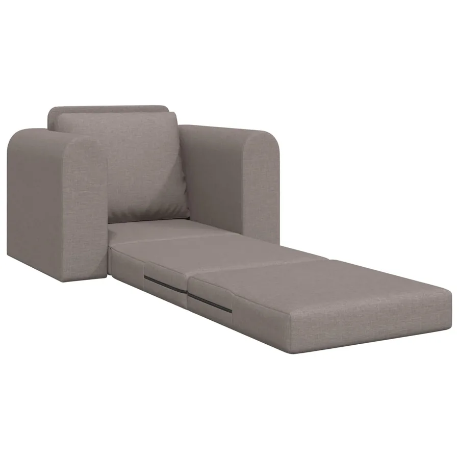 Canapé-Lit Taupe 98 x 71 x 83 cm tissu - 4