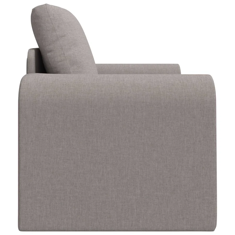 Canapé-Lit Taupe 98 x 71 x 83 cm tissu - 6